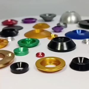 5pcs/10pcs Aluminum Round Washer M3 M4 M5 M6 M8 Colourful Aluminum Cup Head Washer for Button Head Screw Bolts