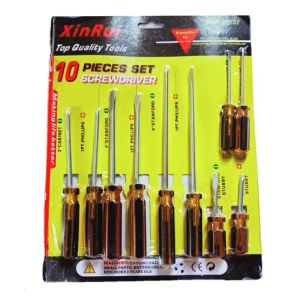 OBENG SET 10 PCS BISON PLUS MINUS TOOL KIT BUKAN TOOL SET OBENG