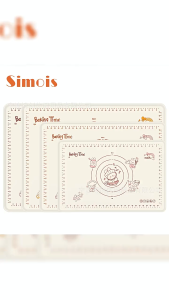 Novvia แผ่นรองนวดซิลิโคนลายกระต่าย มี 3 ขนาด แผ่นซิลิโคนนวดแป้ง รองอบขนม ที่รองทำขนมเบเกอรี หนาพิเศษ เกรดอาหาร COD