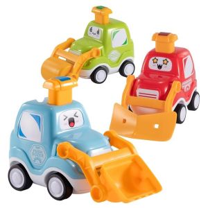 BABYSHOME | Push Car Toy for Toddlers 1-3 Years Old Inertial Return Force Educational Toy