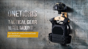 ที่วางหมวกกันน็อคแบบติดผนัง | วัสดุไม้วอลนัท+เหล็ก | รับน้ำหนัก 40 กก. | สำหรับหมวกจักรยาน มอเตอร์ไซค์ ยุทธวิธี