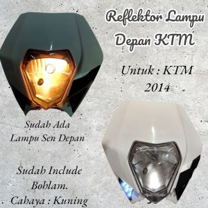 HEADLAMP BATOK LAMPU DEPAN REFLEKTOR KTM 2014 Motor