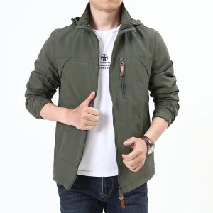 เสื้อแจ็กเก็ตกันลมของผู้ชาย เสื้อแจ็คเก็ตมีฮู้ด เสื้อแจ็กเก็ตกีฬากลางแจ้งเสื้อกันลมทันสมัยสำหรับปีนเขา เสื้อแจ็คเก็ตผู้ชาย เสื้อแจ็คเก็ต - Lazada