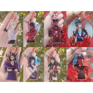 Bandai | Keychain for Baldurs Gate  Epoxy Astarion  Charms Acrylic Anime Cartoon DIY Collection Toys Gift for Friend Birthday Gift