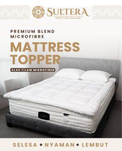 Mattress Topper Sultera King/Queen/Super Single The Sultan Premium Microfiber Topper Alas Katil Sultera sultan Alas tilam tebal empuk