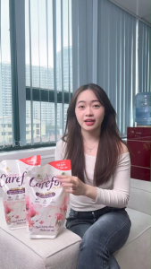 (COMBO 4 TÚI)Tổng nhận 8 Lít nước giặt xả Carefor Plus đậm đặc lưu hương thơm lâu