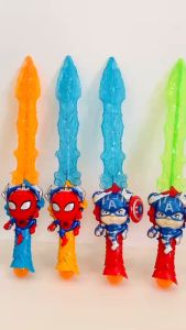[MẪU MỚI-60CM] Đồ chơi trẻ em thanh kiếm lazer phát sáng siêu anh hùng người nhện người nhện Đội trưởng Mỹ Spider man Captain American