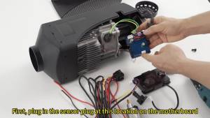 For 5KW Parking Heater Accessories Bluetooth Motherboard Switch Remote Control Wiring Harness Combination Set