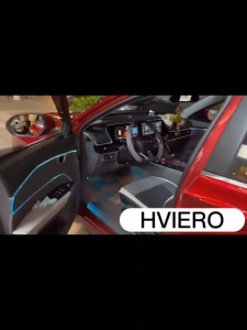 Lampu Interior Mobil LED Neon RGB Ambient Light Fiber Optik Kit dengan Kontrol Nirkabel Aplikasi Lampu Dekoratif Suasana Mobil LED