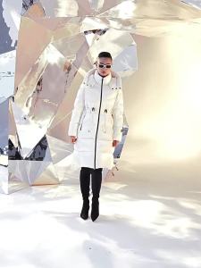 Guvet | Queen 4.0 Grids Long Winter Women Down Coat