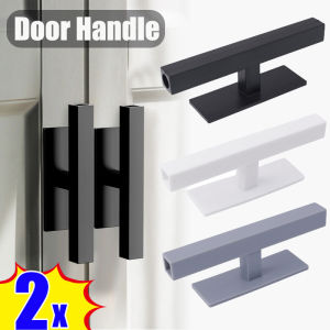 2ชิ้นแบบไม่มีการเจาะตู้ตู้เสื้อผ้าหูจับลิ้นชัก 24 ชุด 24 ซอง 3D รูปหน้าแบบ เฟอร์นิเจอร์เครื่องมือ โลหะ