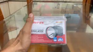 Surya Senter Cas Kepala Super Terang / Headlamp Outdoor LED Waterproof - SYH L455E - BONUS Kabel Cas
