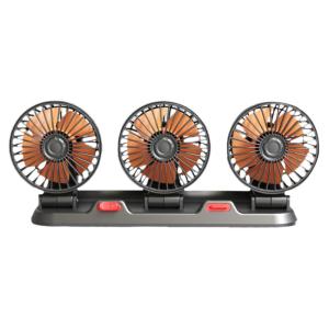 Powerful Car Cooling Fan Triple Head 12V