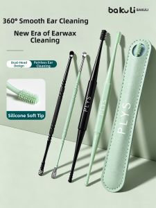 BAKULI | Safe Round Dual-Head Ear Cleaner Set