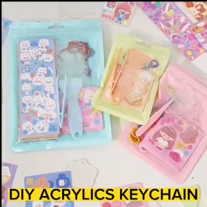 DIY SET ACRYLICS CHAINS / DIY SET GANTUNGAN KUNCI ACRYLICS
