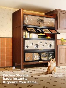 MEISD | Space-saving Wall-mounted Multilevel Kitchen Cabinet