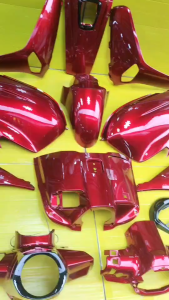 เปลือกจีออโนGiorno ใส่ได้ทั้งรุ่นABS และ CBS สีเเดงแก้ว เปลือกเกรดA ส่งฟรี