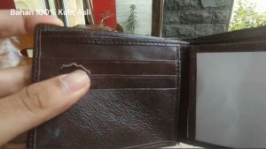 Dompet Kulit Pria Murah Pendek Lipat Import Keren Cowok Laki