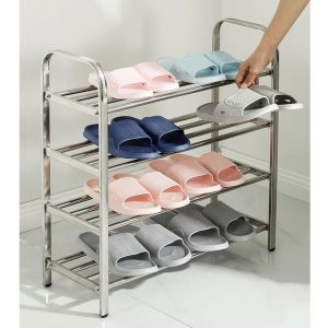 rak sepatu stainless kuat anti karat ukuran / 5susun / 4susun / 3susun