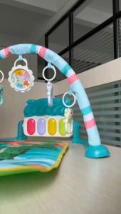 Satu Keluarga Baby Playgym Playmat Set Musik Piano M254 Matras Bayi Play Gym Musical Mainan Rattle