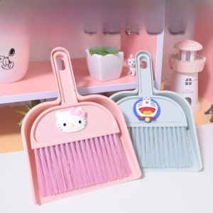 Cartoon Mini Broom Set Desktop Sweeping Tools for Primary School Children Student Desk Combination Dustpan And Broom for Home Cleaning