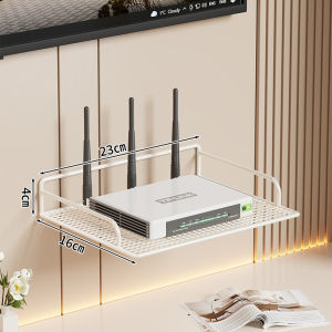 WUBUWEI | No-Drill Wall-Mounted Router Shelf