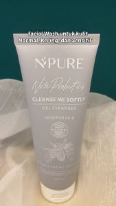FEMME || NPURE Cleanser Gel Noni 50ml & 100ml / Npure Noni Probiotics Gel Cleanser / Pembersih Wajah Hypoallergenic / Face Wash Sabun Muka
