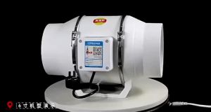 【Bocui】Variable frequency duct fan 4/5/6/8 inch exhaust fan circular inclined duct supercharged ventilation fan bathroom kitchen exhaust fan silent ventilation exhaust | low noise | large air volume | energy saving | easy installation