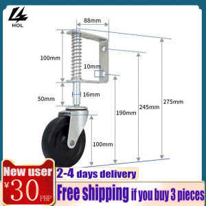 HOL Heavy Duty Scaffolding Caster Wheel With Lock Rubber Caster Wheels For Scaffolding 6inch 8inch