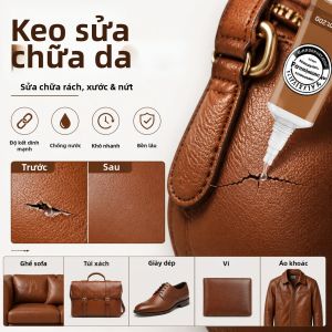 Keo Sửa Chữa Da Farienne Chống Thấm Nước Keo Dán Chắc Chắn Không Nhìn Thấy Được Dùng Cho Ghế Sofa Ghế Ô Tô Túi Xách - Keo Dán Da Mềm