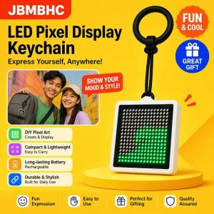 JBMBHC Mini Green Glow LED Charm Gravity Sensor Keychain Bag Pendant Interactive Toy Cool Tech Gift for Kids Teens