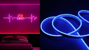 ไฟ LED Strip Neon RGB พร้อมแอปและรีโมท โหมดซิงค์เพลงกันน้ำ 30 เมตร สำหรับตกแต่งห้องนอน กลางแจ้ง