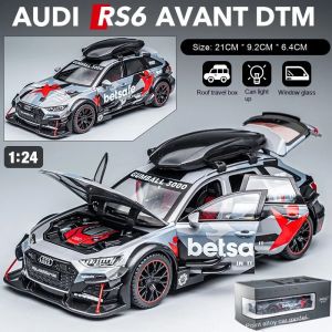 1:24 RS6 Racing Die-Cast Alloy Model Car - Stylish Collectors Item Perfect Gift for Boyfriend Display-worthy Collectible