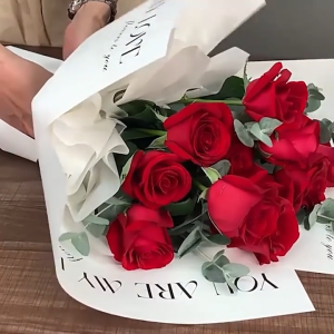20pcs | Printed thickened SMALL Waterproof Wrapping Paper Flower Boquet Wrapper