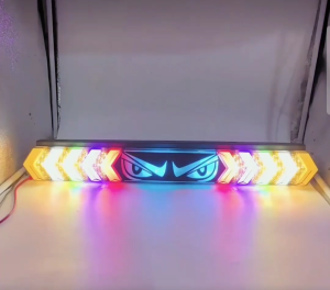 LAMPU 60 CM DEVIL 12-24V RGB BELAKANG SEIN RUNNING REM STOPLAMP KEDIP VARIASI UNIVERSAL