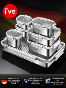 IVE | Hộp Bảo Quản Thức Ăn Bằng Inox Đạt Tiêu Chuẩn Thực Phẩm