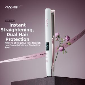 Ion-Infused Hair Straightener & Curler for Air Bangs