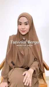 HAYNA Zanera Hijab Bergo Instan - Jilbab Malay Stylish Premium