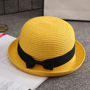 Casual Fishing Cap Sunshade Hat for Children Outdoor Travel Parent-Child Matching Straw Hat Casual Leisure Hat for Boys And Girls
