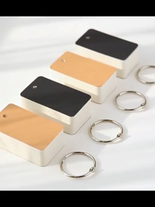 【COD】100 Pages Iron Ring Notepad Word Study Card Portable Memo Pad Notepad Word Study Card Portable Memo Pad Loose Leaf Notes DIY Notepad Iron Ring Handwritten Memo Hard Blank English Word Card Loose-leaf Memo Note Message Card 