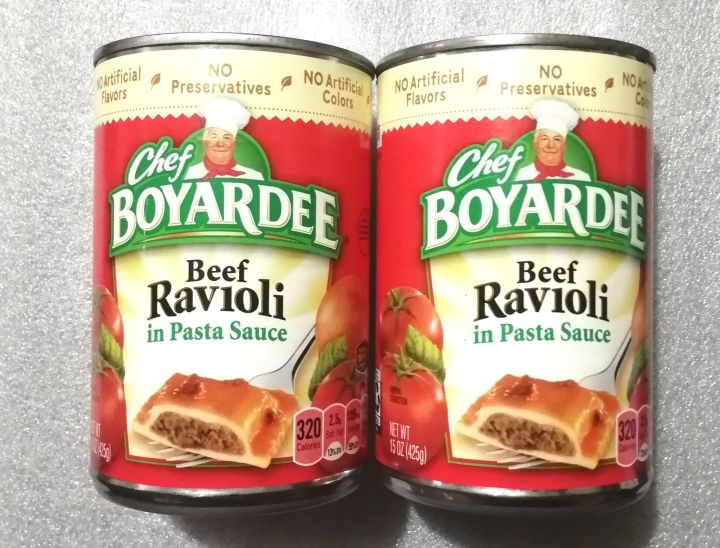 Chef Boyardee Beef Ravioli in Pasta Sauce 425g x 2 | Lazada PH