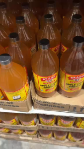 Bragg Organic Raw Unfiltered Apple Cider Vinegar 32 fl oz (946 ml) Unpasteurized with Mother