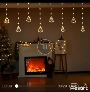 Rèm đèn Led cây thông giáng sinh chống nước trang trí Noel