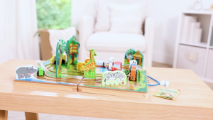 Melissa & Doug Disney Take Along Safari Adventure Wooden Play Set