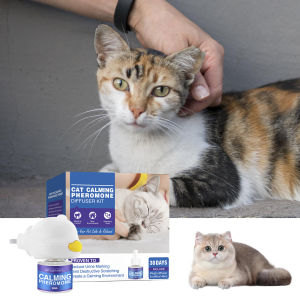 48ml Cat Calming Pheromone Spray Cat Training for Stress Relief Anxiety Reduction Pet Emotion Soothing Solution