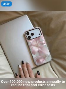 UGP | Lens Protection Full Case for iPhone Pink Lily Design
