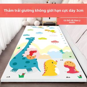 Thảm Bọt Biển Chống Trượt Dày 3cm Không Viền Cho Trẻ Em Dùng Trong Nhà Thảm Tập Thể Dục Cho Trẻ Sơ Sinh Thảm Phòng Khách