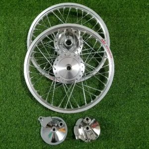 Bánh căm WAVE DREAM 2 thắng đùm trước sau đùm mạ CROM căm mạ CROM Niềng nhôm thái FULL má đùm HTH46 MSP 2257