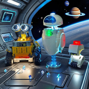 LYBMTWF LED Lighting Kit Compatible with Lego 43279 Robot Model (NOT Include Model Bricks)