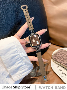 Uhada | Stylish Breathable Leather Apple Watch Band